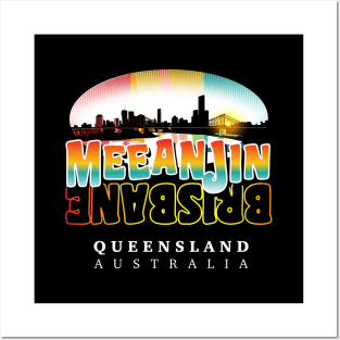 Brisbane (Meeanjin) Queensland Posters and Art